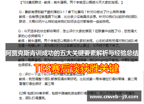 阿贾克斯青训成功的五大关键要素解析与经验总结